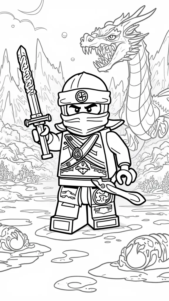 coloriage ninjago pdf